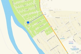 Участок с домом на берегу